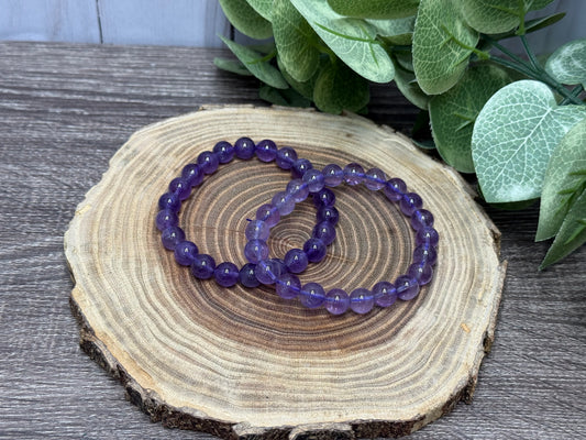 Amethyst - Bracelet 8 mm