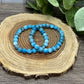 Blue Apatite - Bracelet 8 mm