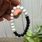 Hematite, Obsidian - Bracelet 8 mm