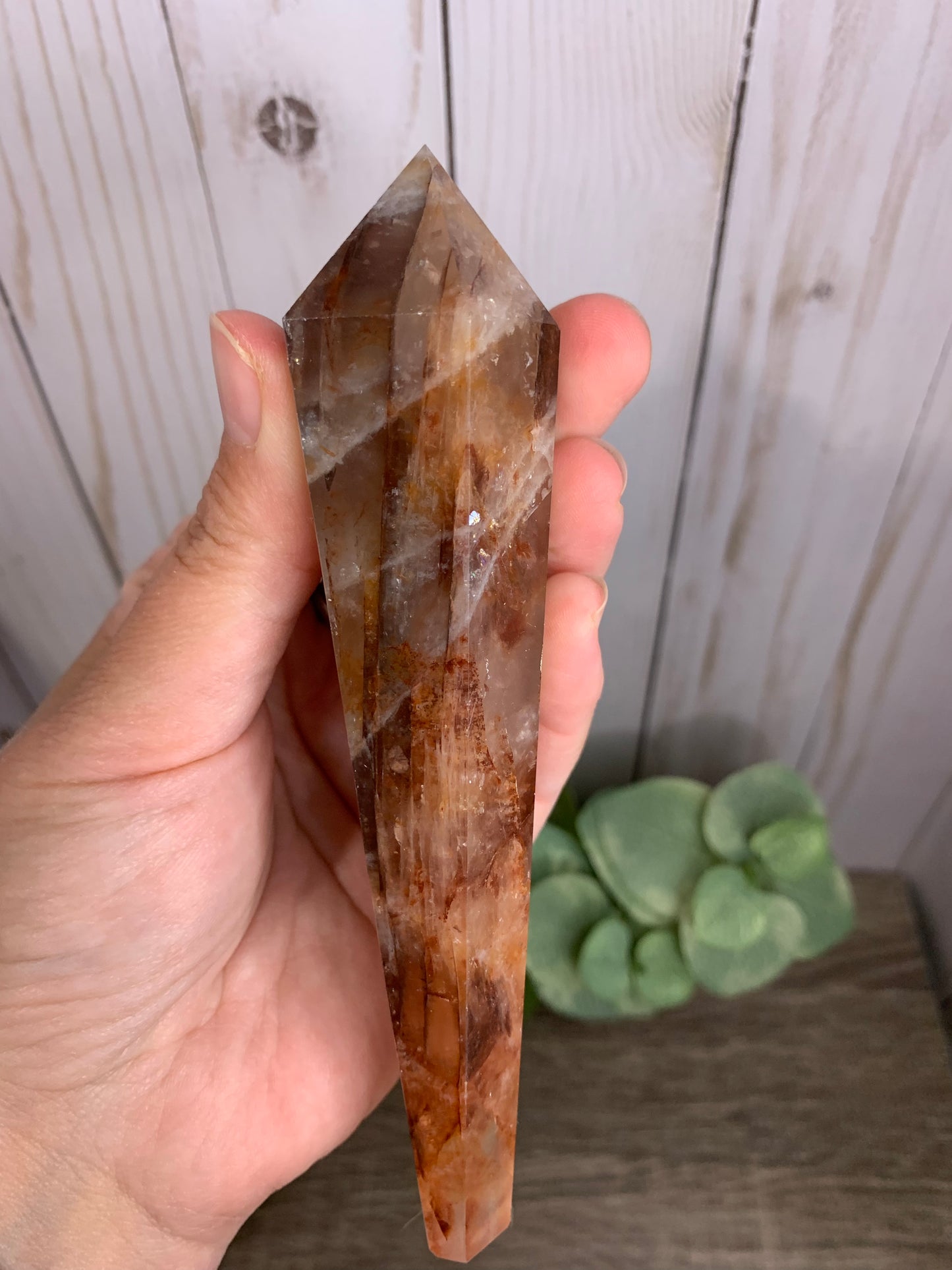 Fire Quartz Crystal Wands