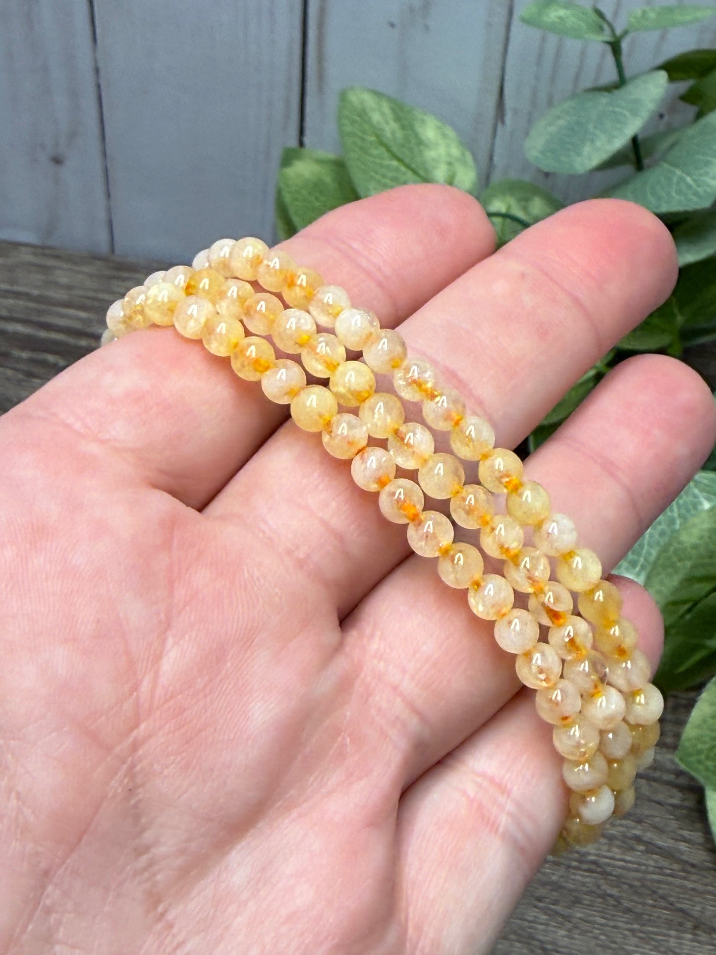 Citrine - Bracelet 4 mm