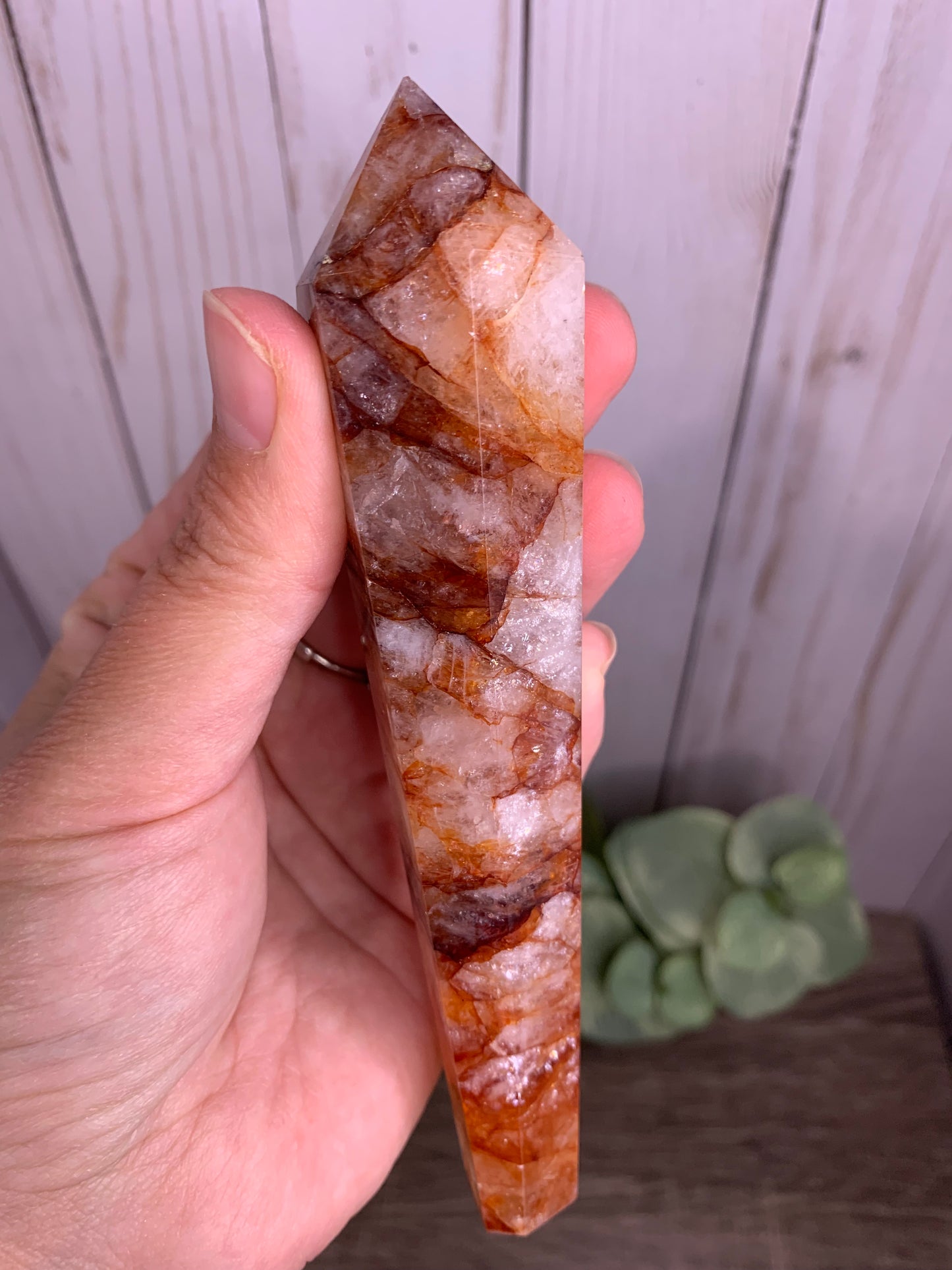 Fire Quartz Crystal Wands