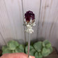 Fluorite Rose Hair Pins