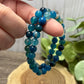 Blue Dyed Agate - Bracelet 8 mm