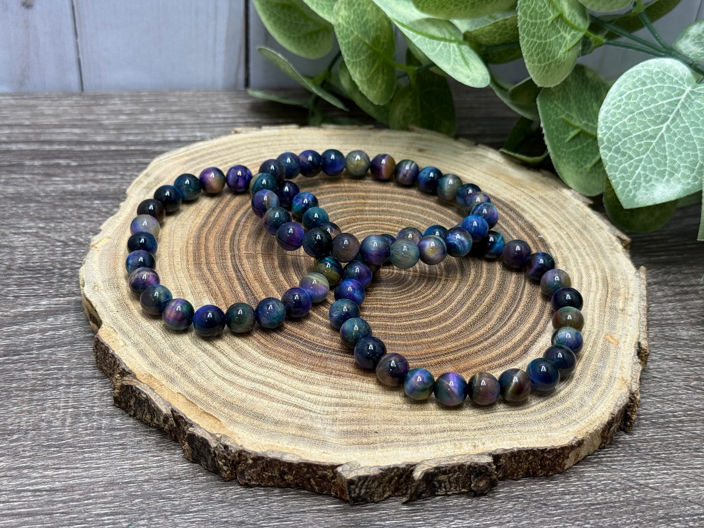 Dyed Tigers Eye - Bracelet 8 mm