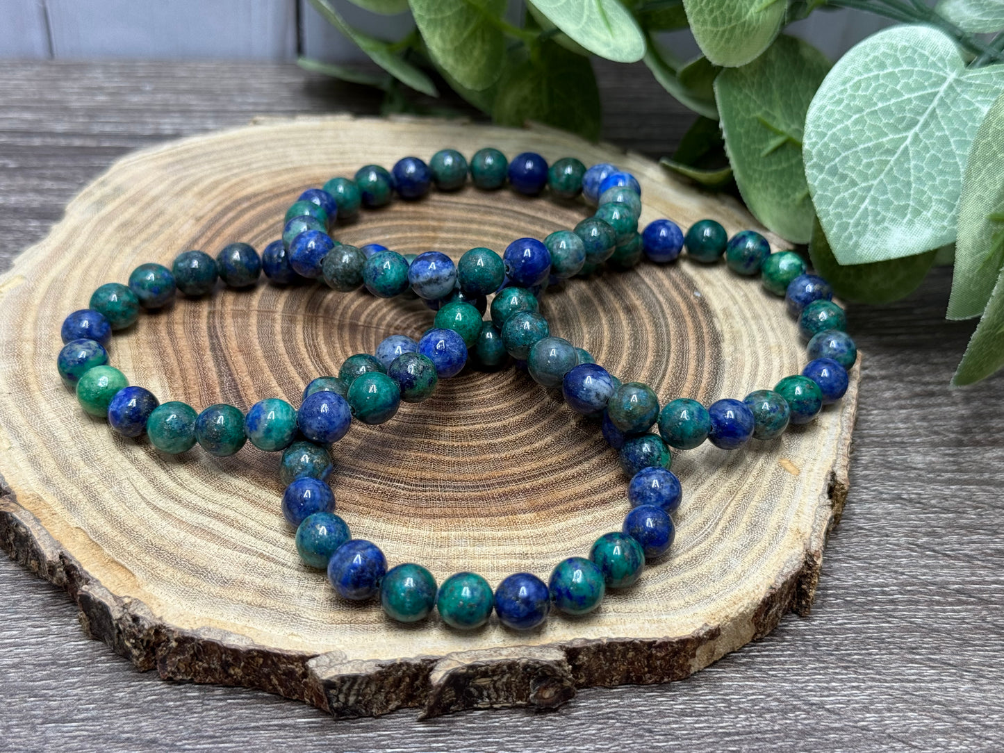 Chrysocolla - Bracelet 8 mm