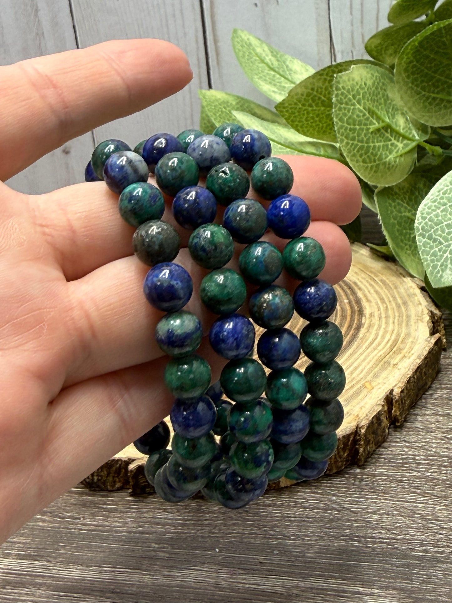 Chrysocolla - Bracelet 8 mm