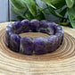 Chevron Amethyst Bangle Style - Bracelet