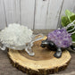 Amethyst & Clear Quartz Turtle Lights/Lamps