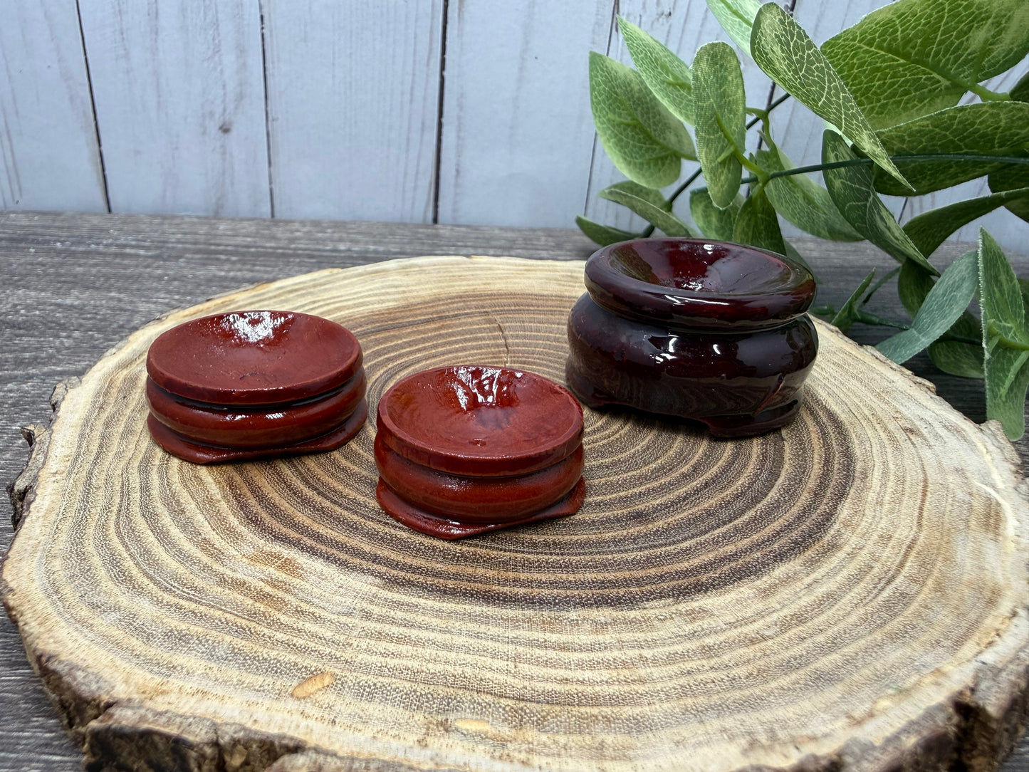 Footed Wooden Sphere Stands - Small Medium Large