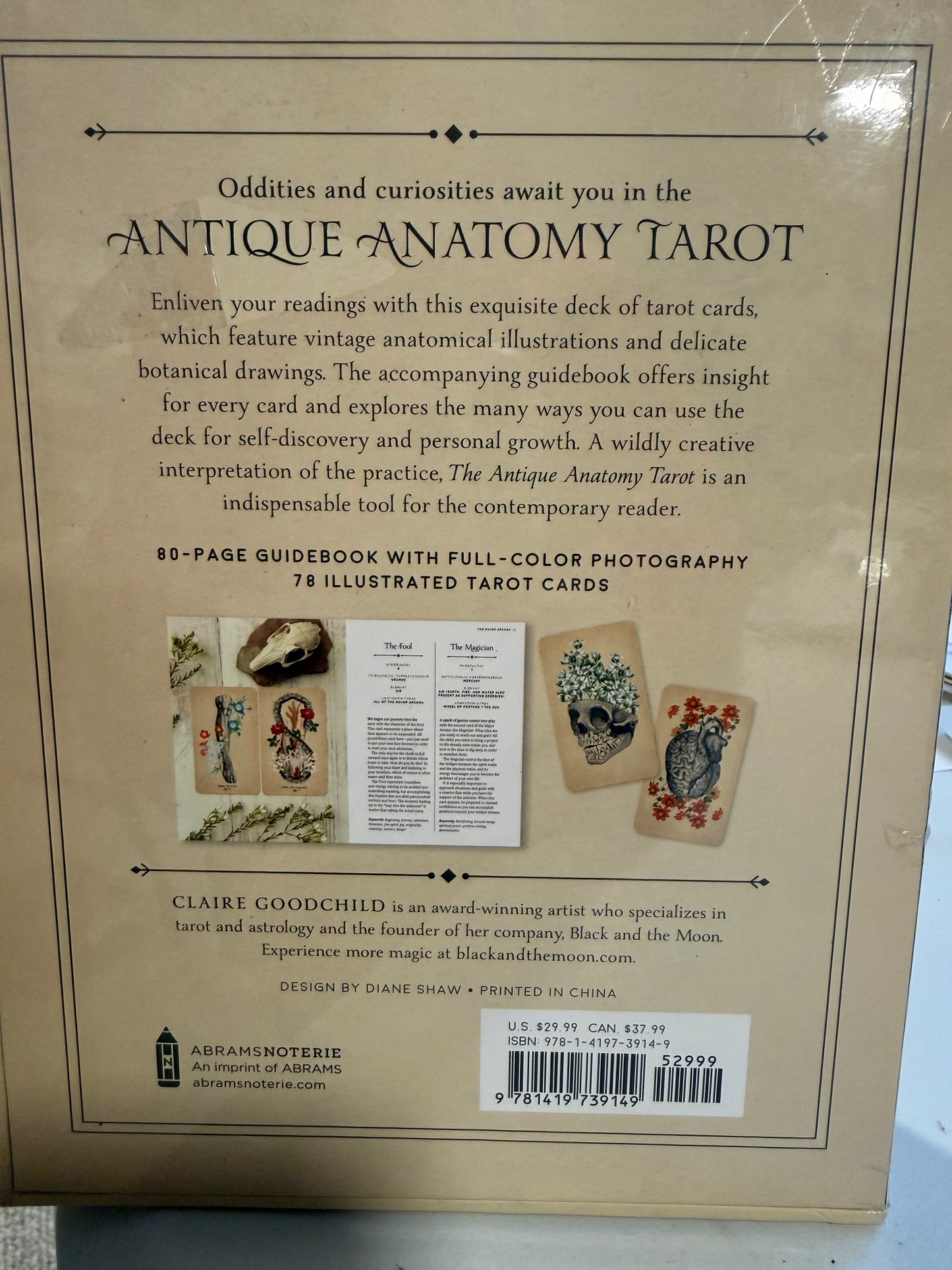 The Antique Anatomy Tarot: Deck & Guidebook for the Modern Reader
