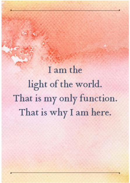 Everyday Miracles: A 50 Card Deck of Lessons from A Course in Miracles