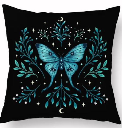 Butterfly with Eyes on Wings - Pillow Case Cover