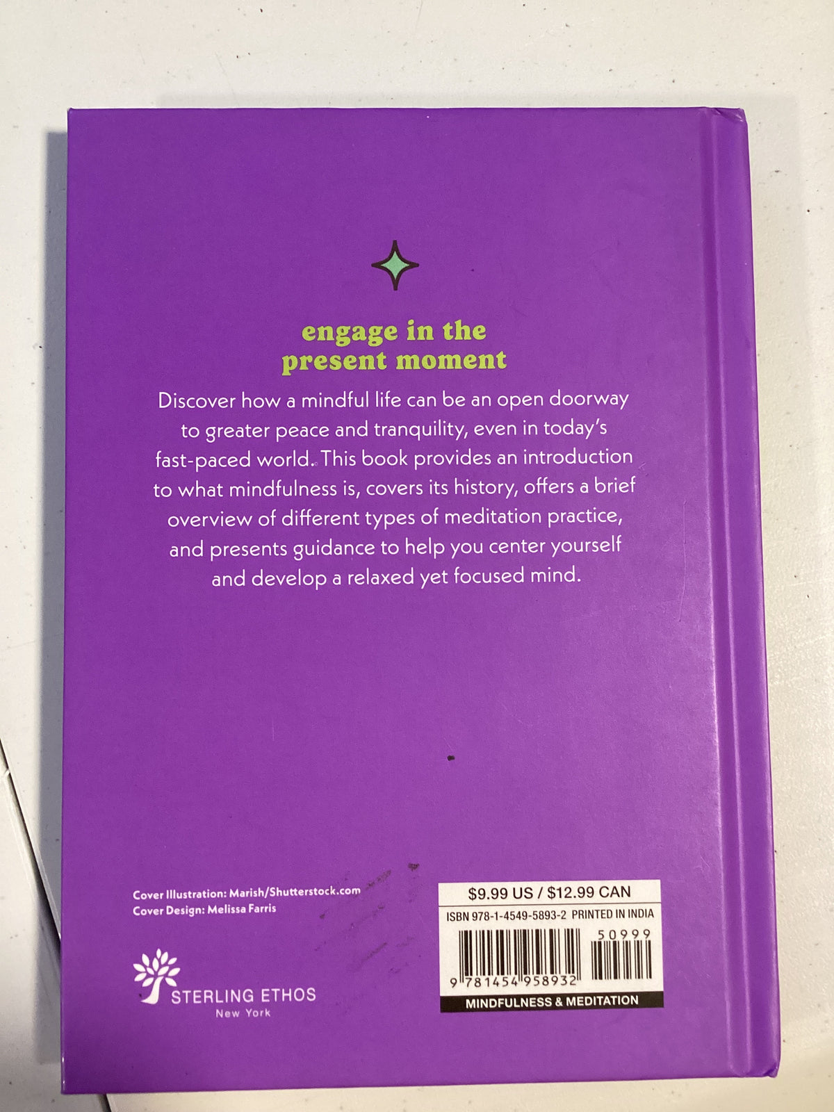 A Little Bit of Mindfulness: An Introduction to Being Present (Purple Cover)