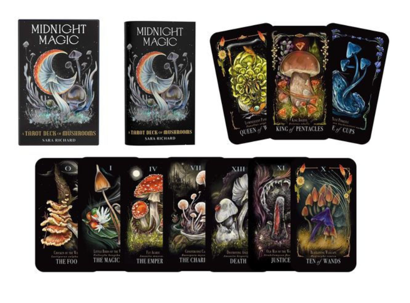 Midnight Magic: A Tarot Deck of Mushrooms