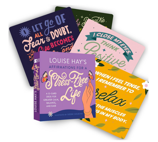 Louise Hay's Affirmations for a Stress-Free Life: A 12 Card Deck for Greater Calm, Balance and Ease