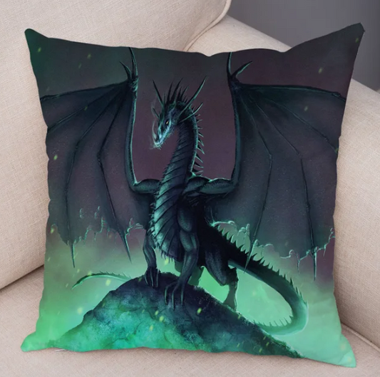 Green Dragon - Pillow Case Cover