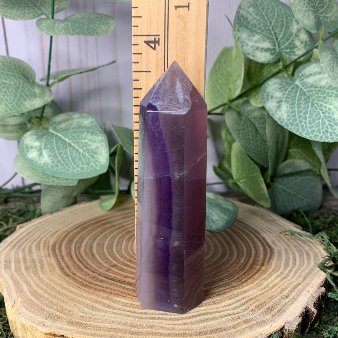 Purple Fluorite Towers