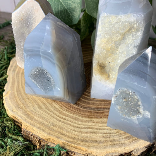 Druzy Agate Towers