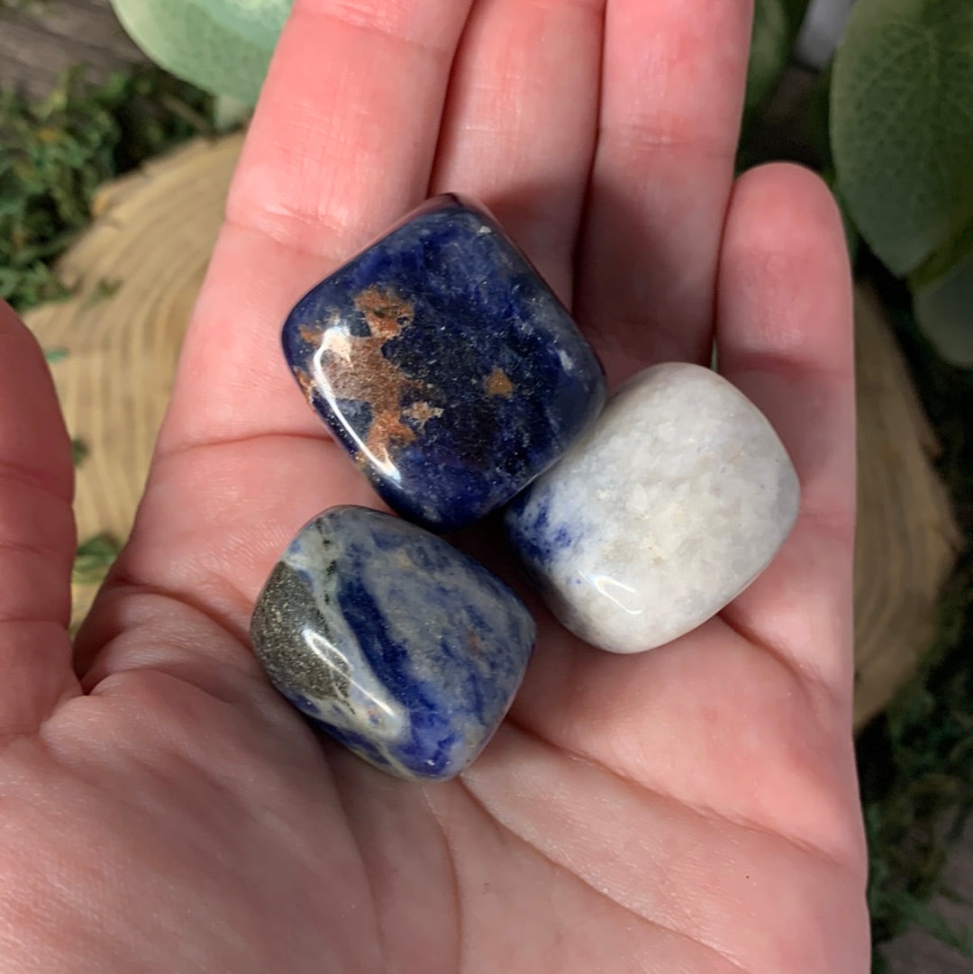 Sodalite Tumble - Kinda Square