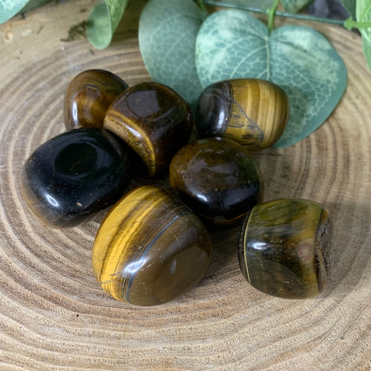 Tigers Eye Yellow Tumble