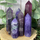 Purple Fluorite Towers