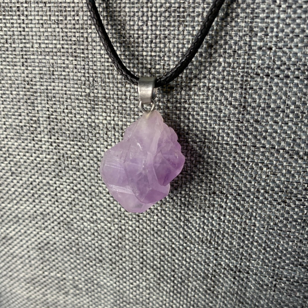 Amethyst Raw Piece Necklace