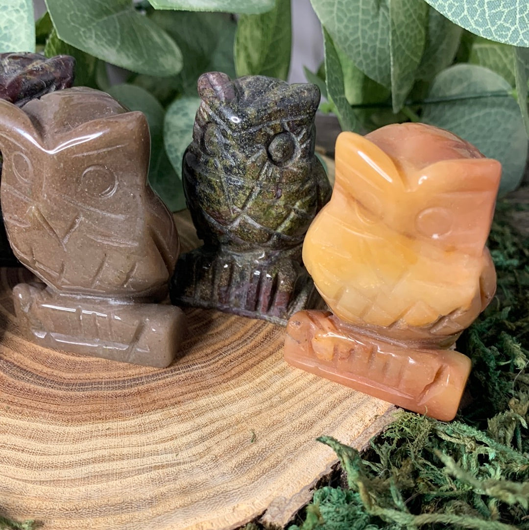 Owl Carvings - Large