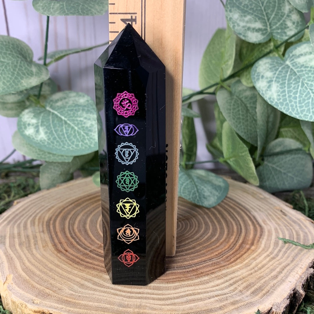 Obsidian Chakra Towers