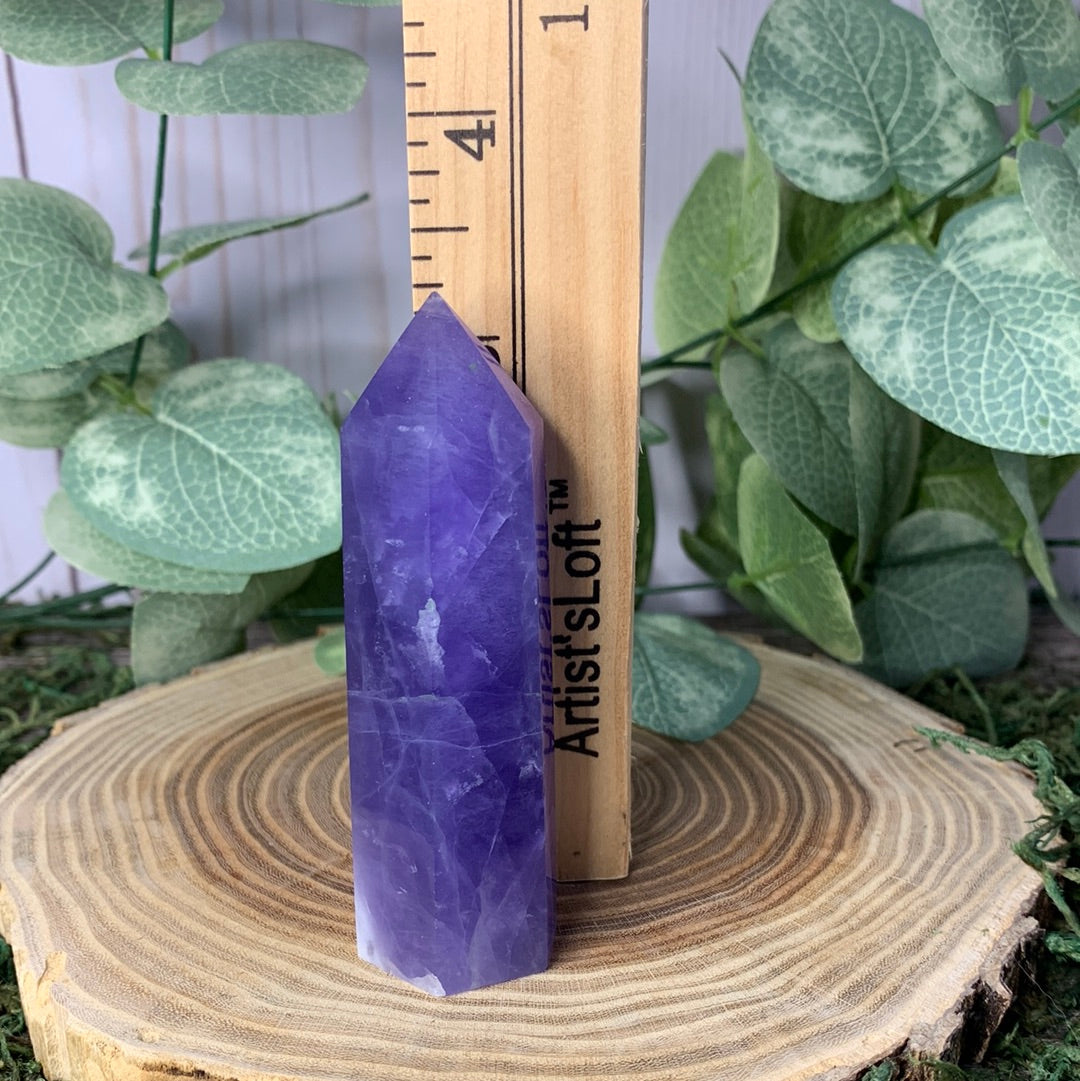 Purple Fluorite Towers