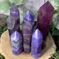 Purple Fluorite Towers