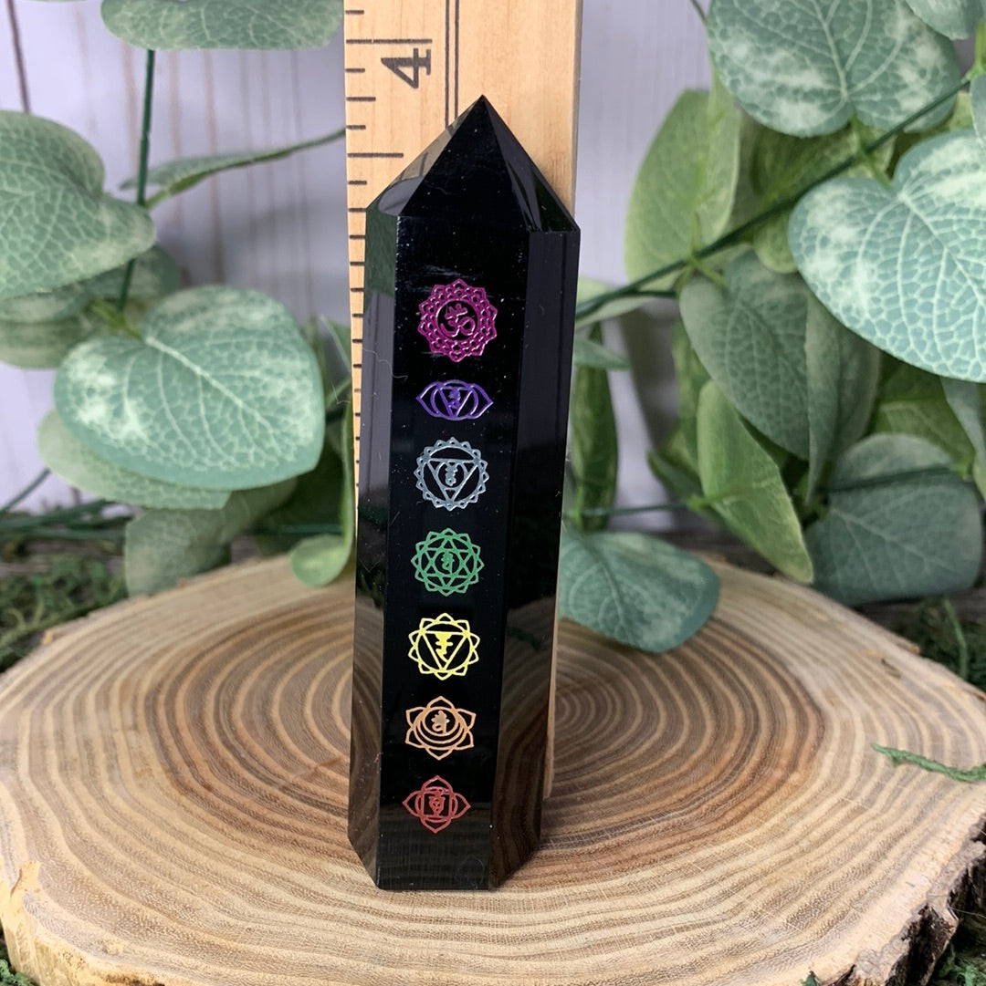 Obsidian Chakra Towers