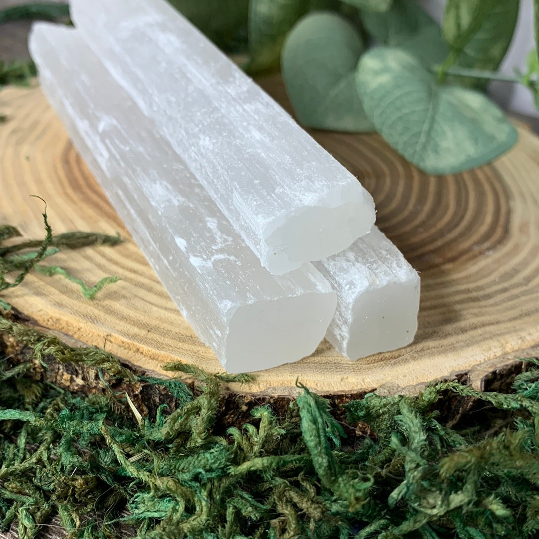 Selenite Wand - medium length & thicker