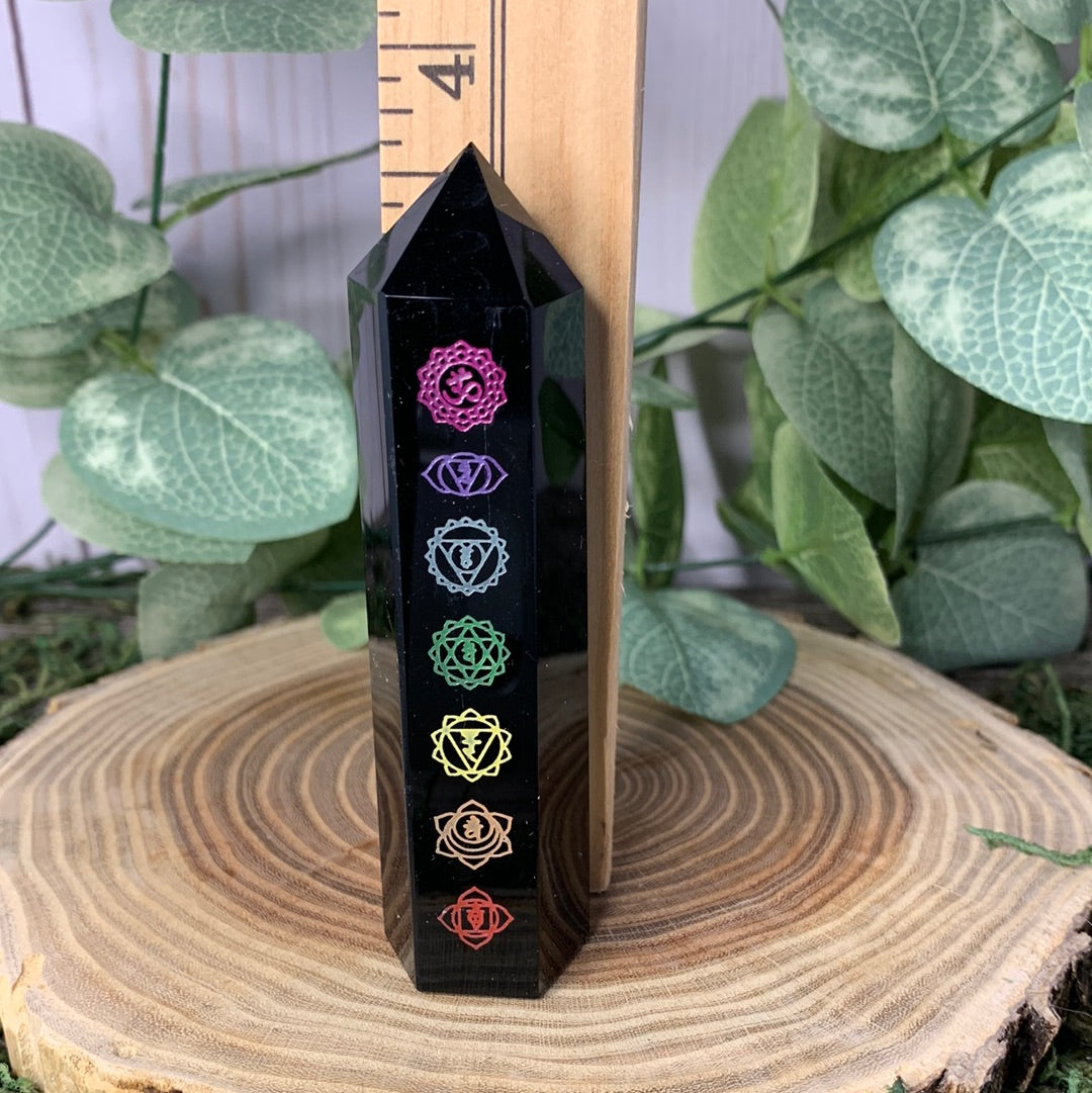 Obsidian Chakra Towers