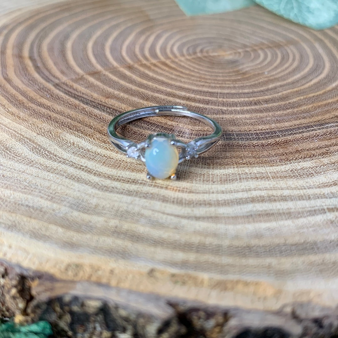 Mexican Opalite Rings - 925 SILVER