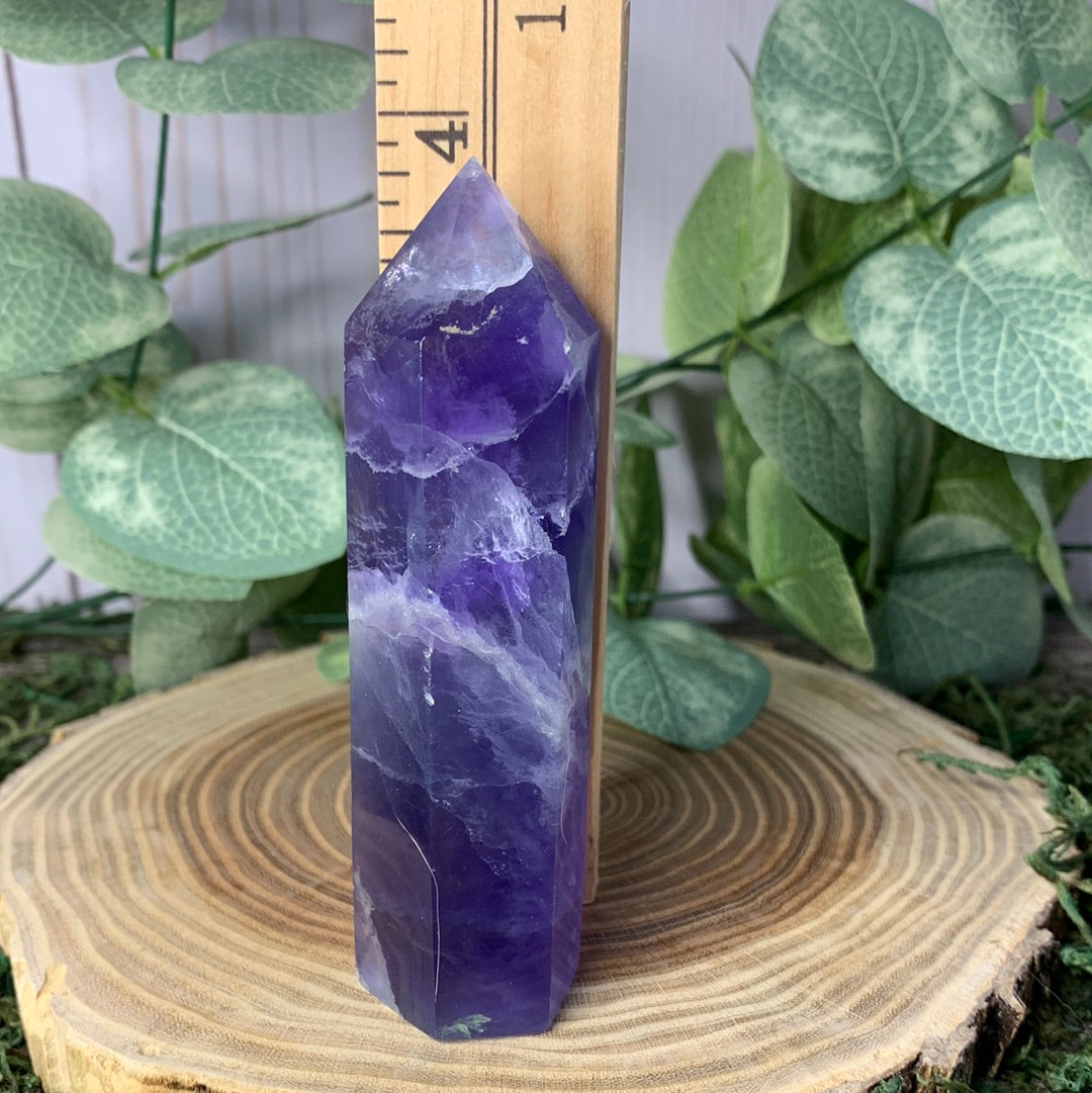 Purple Fluorite Towers