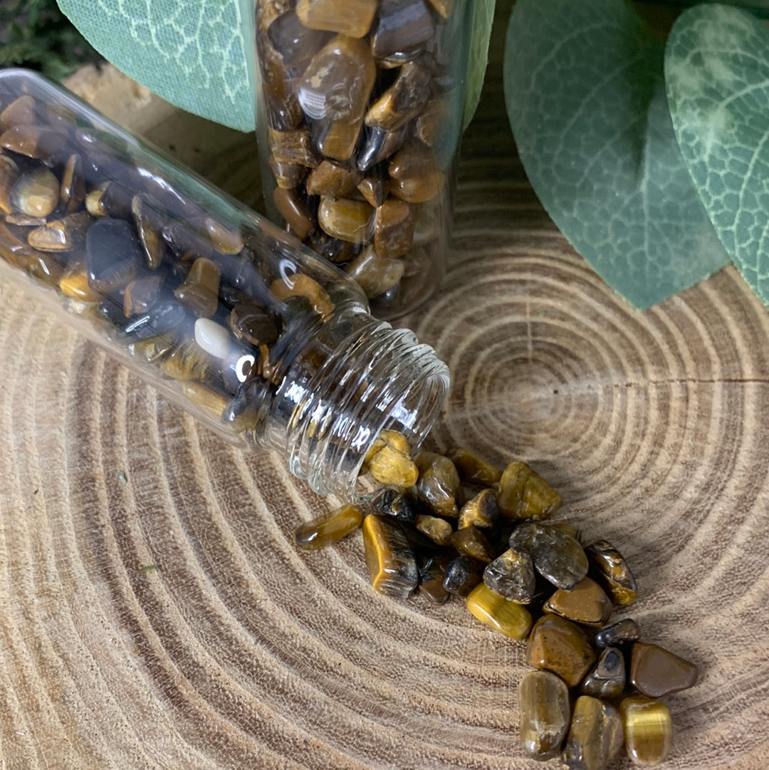 Tigers Eye (small) Crystal Chip Bottle