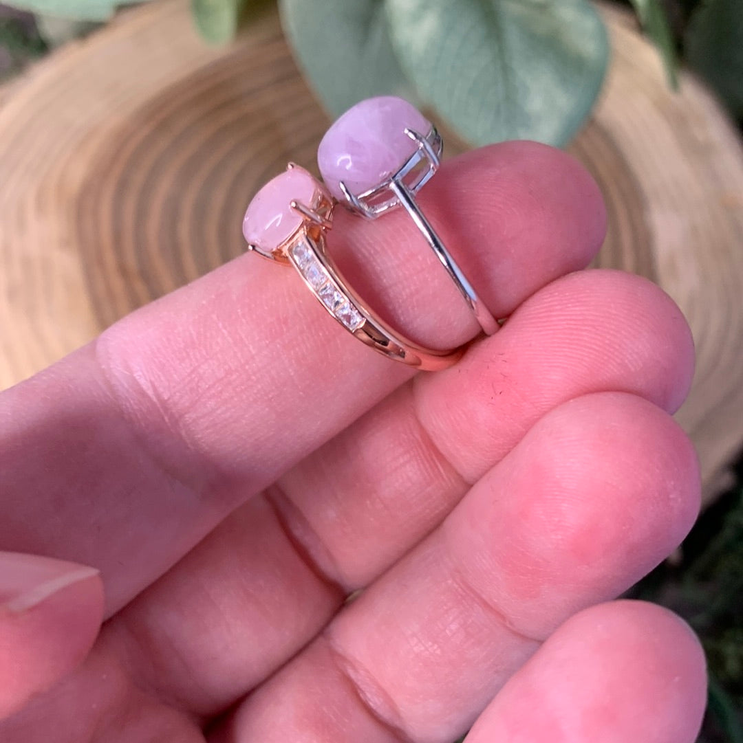 Kunzite  Rings - 925 SILVER