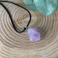 Amethyst Raw Piece Necklace