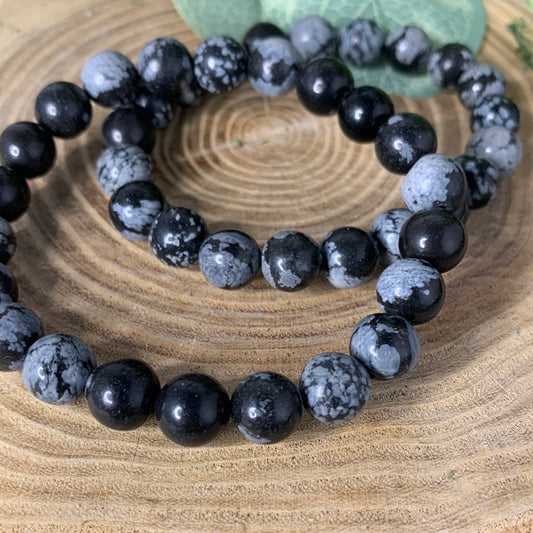 Snowflake Obsidian - Bracelet