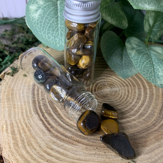 Tigers Eye (large) Crystal Chip Bottle