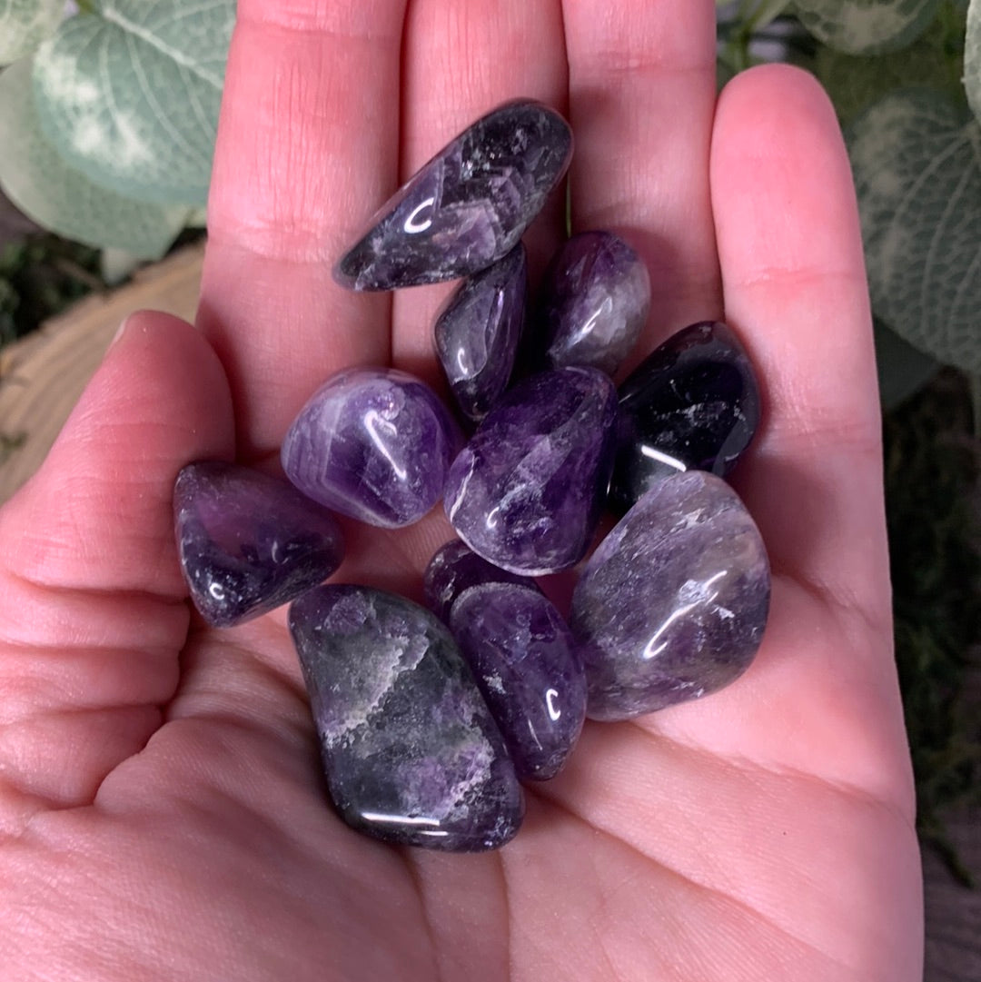 Chevron Amethyst Tumble