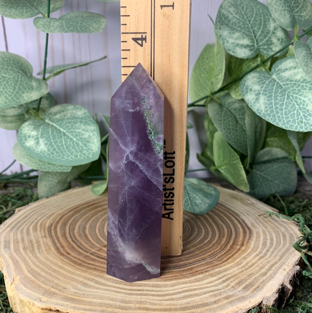 Purple Fluorite Towers