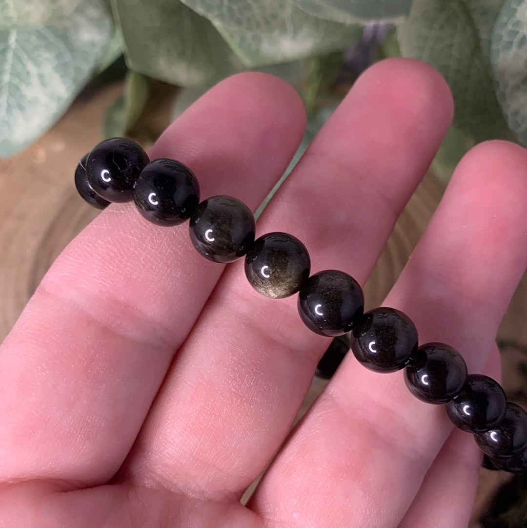 Gold Sheen Obsidian - Bracelet