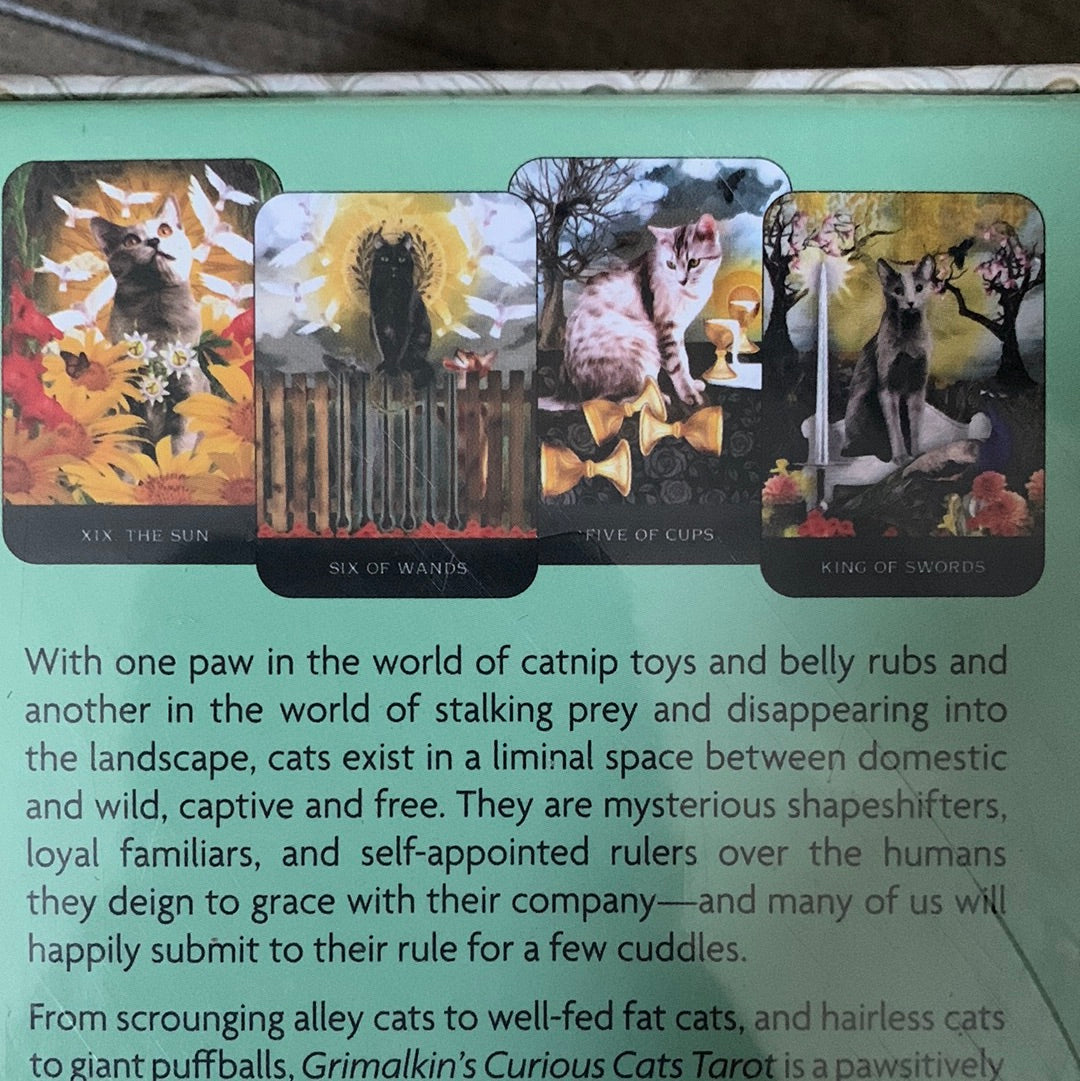 Grimalkin's Curious Cats Tarot - 80 card deck and guide