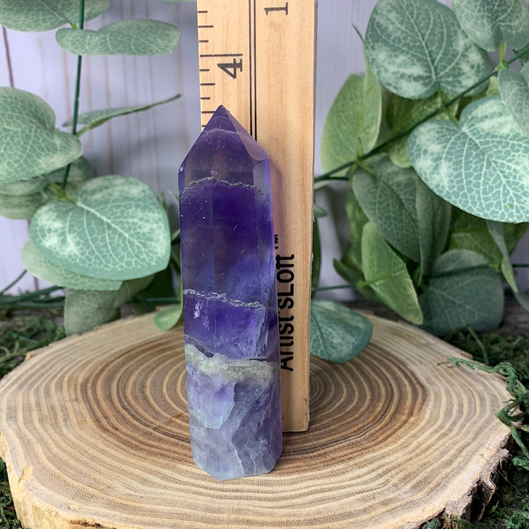 Purple Fluorite Towers