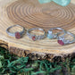 Watermelon Tourmaline Crystal Rings - 925 SILVER