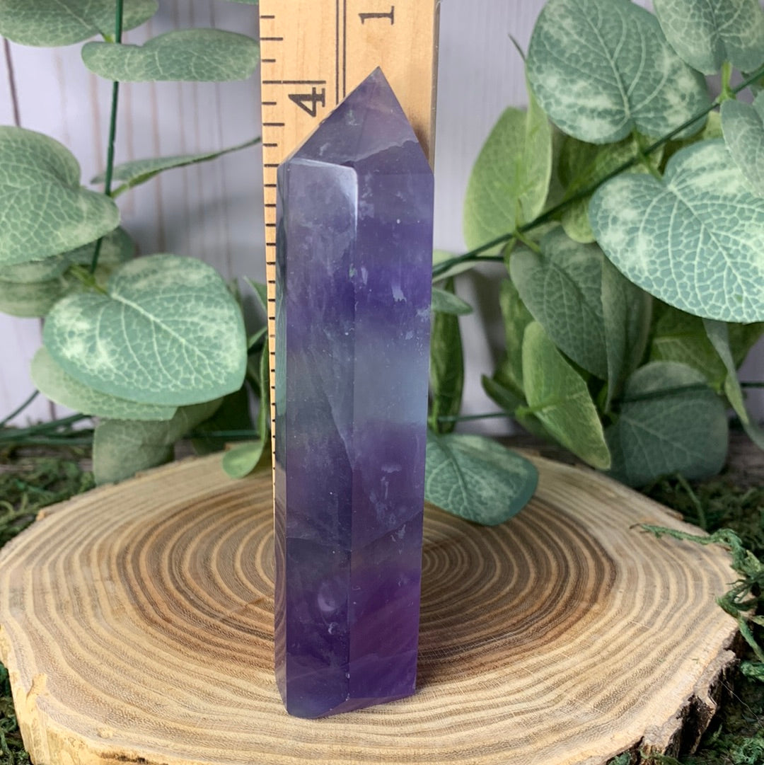 Purple Fluorite Towers