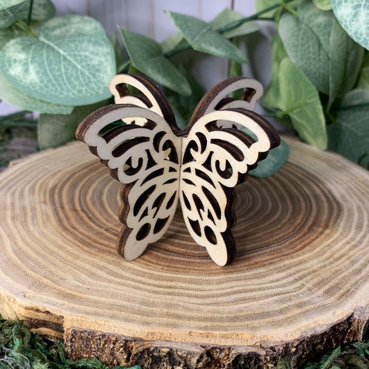 Butterfly - Wooden Sphere Stand Small