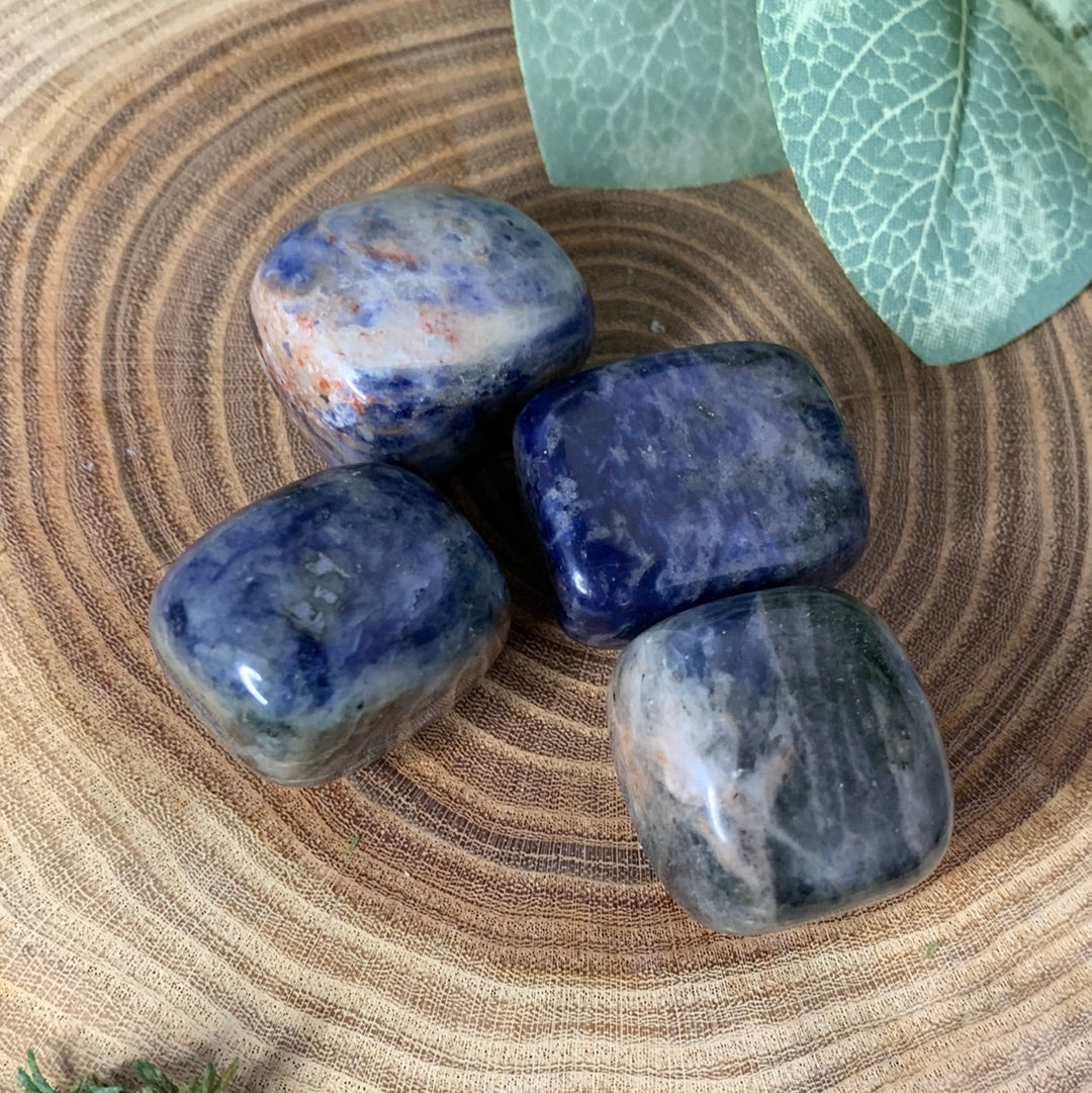 Sodalite Tumble - Kinda Square